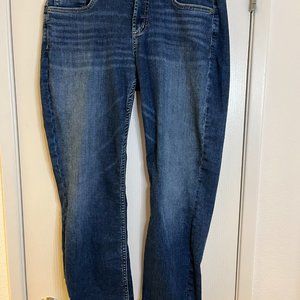Silver Jeans Co. Mid Slim Straight Cuffed Jeans